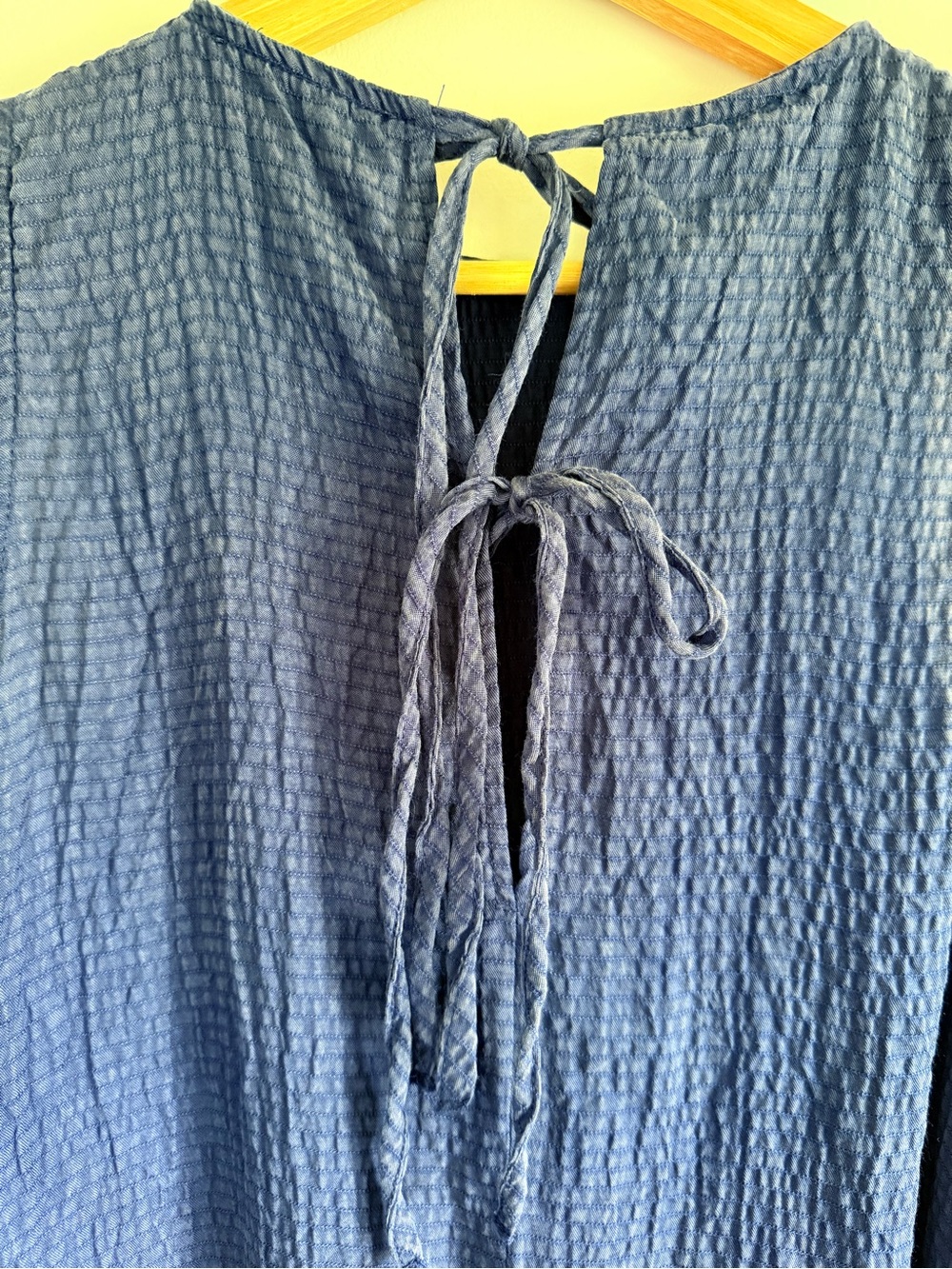 Zara Sleeveless Dark Blue Tiered Maxi Dress with Pockets - Picture 5 of 9